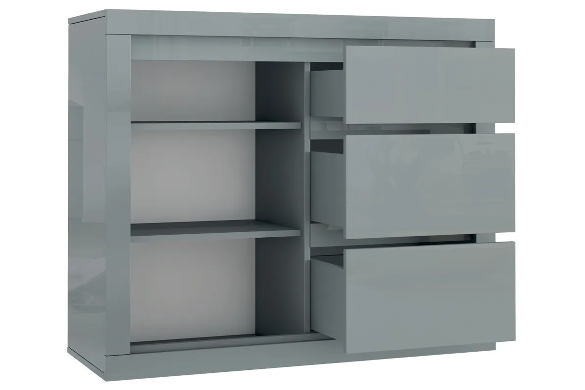Комод с 3-мя ящиками, 107х90х40 см Спайс