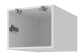 Шкаф антресольный 40 х 36 см Калипсо Капучино глянец, фото 2