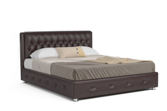 Кровать с матрасом Граф шоколад