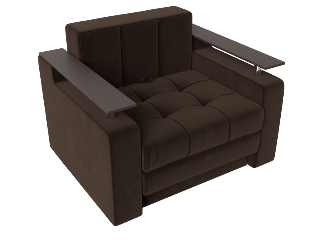 Кресло-кровать Комфорт коричневое