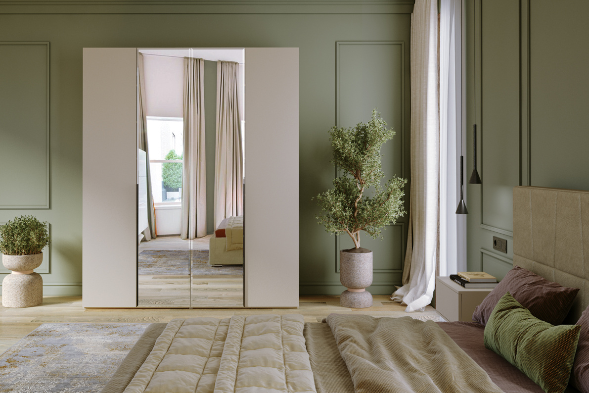 Шкафы Лаура 1976 №1Кашемир серый