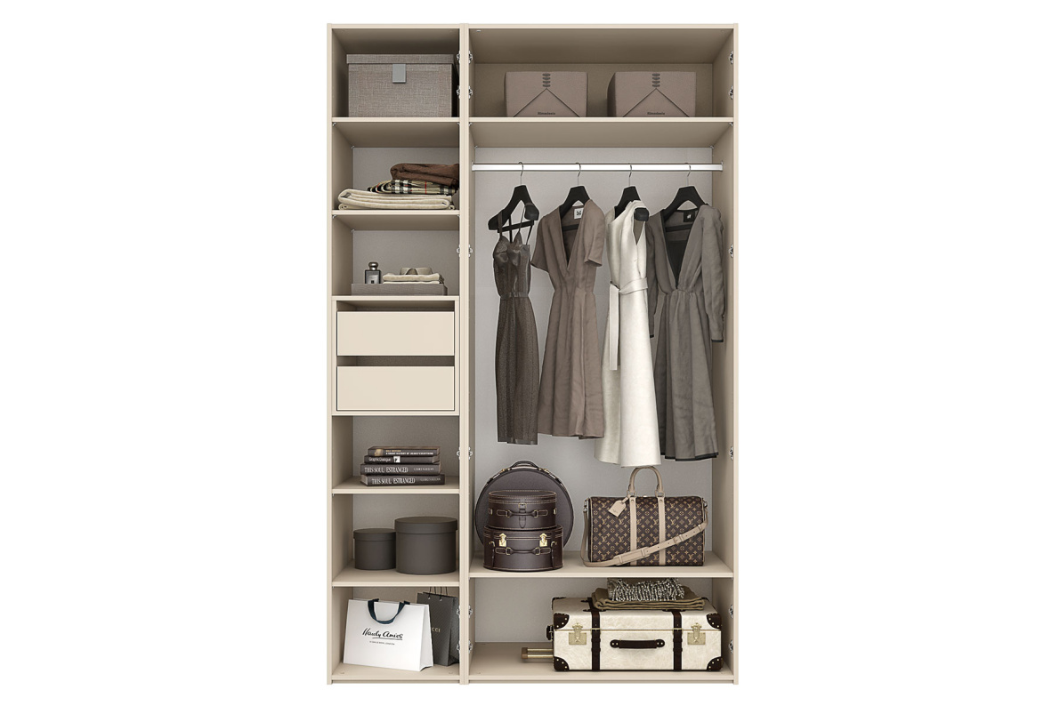 Шкафы Лаура 1482 №1Кашемир серый, фото 2