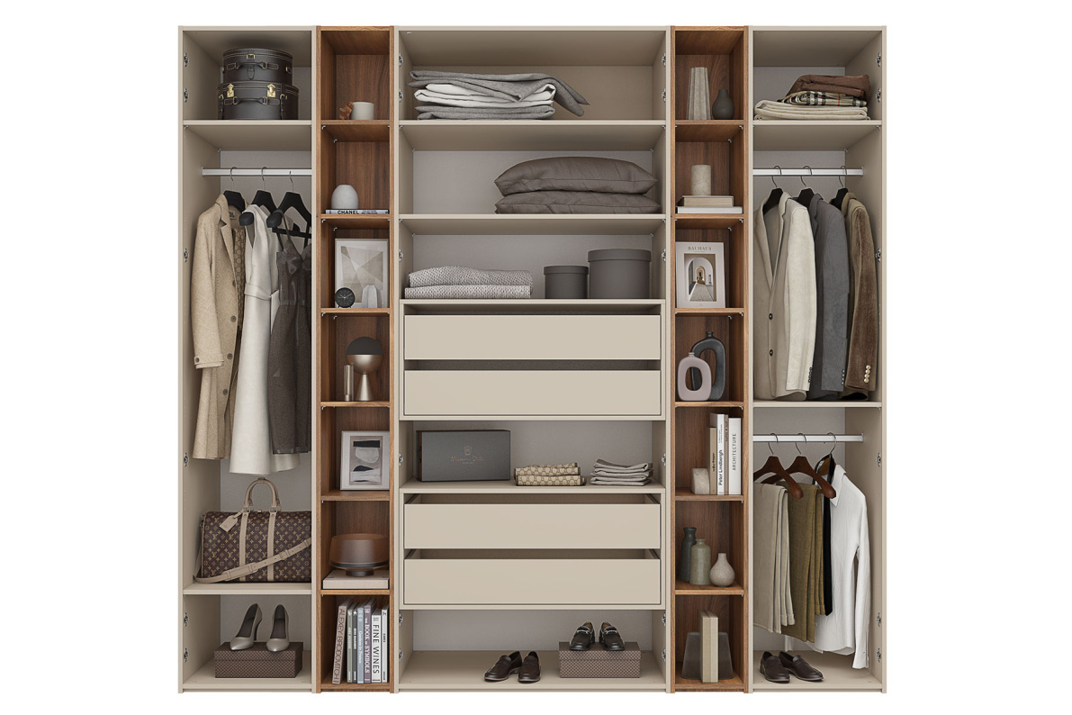 Шкафы Лаура 2532 №1Кашемир серый, фото 2