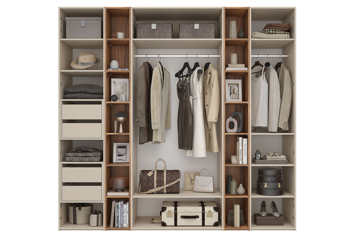 Шкафы Лаура 2532 №2Кашемир серый, фото 2