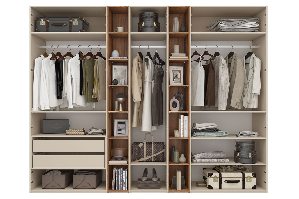 Шкафы Лаура 3026 №2Кашемир серый, фото 2