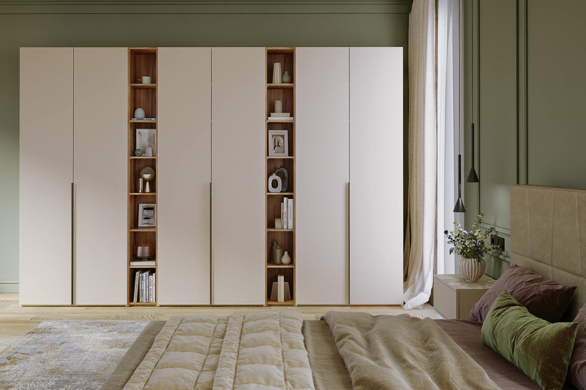 Шкафы Лаура 3520 №2Кашемир серый