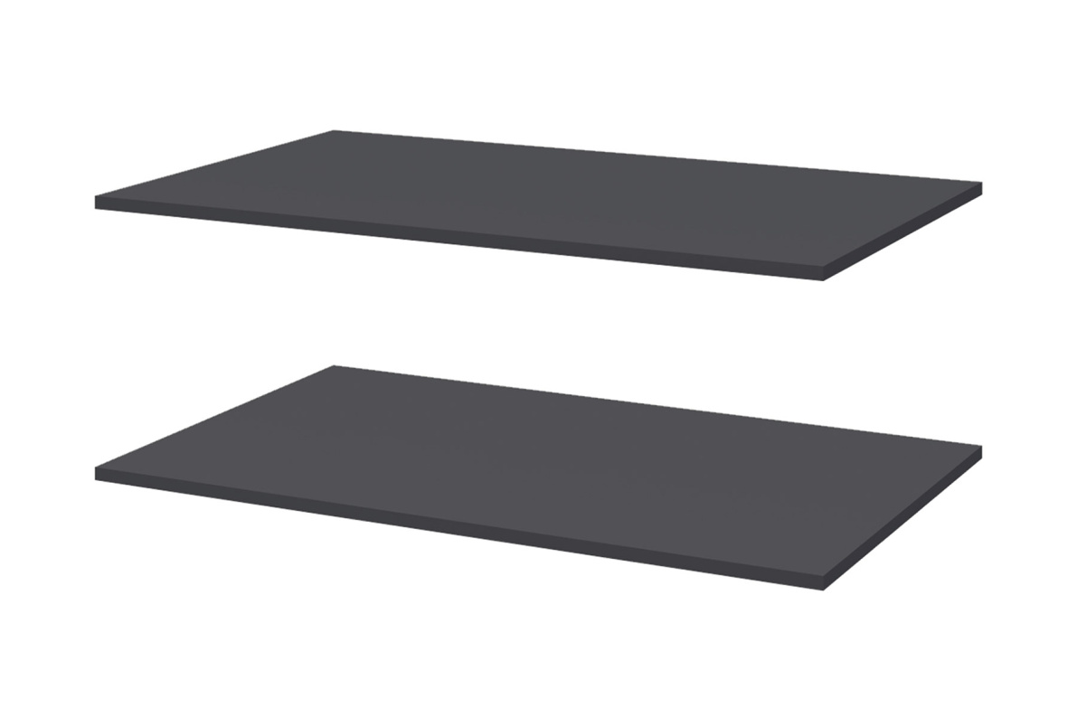 Комплект полок для шкафа 2- дв. Серый уголь Лаура
