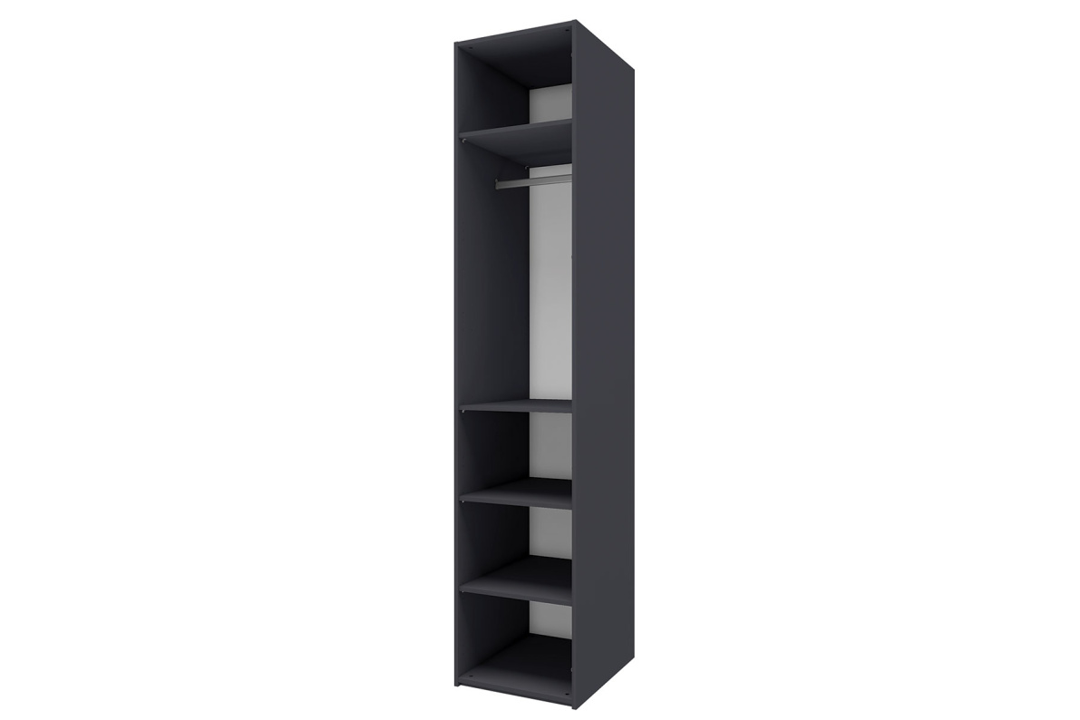 Шкаф 1-дверный Лаура 3 Серый уголь Лаура 3Серый уголь, фото 2