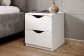 Тумба 2 ящика НексусБелый