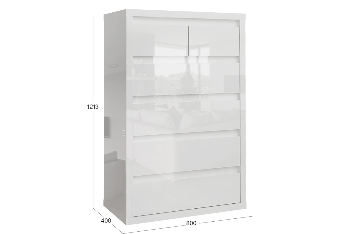 Комод НорденБелый, фото 2