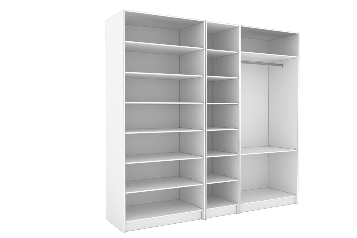 Открытая гардеробная  (компл.16), 250 см Оскар