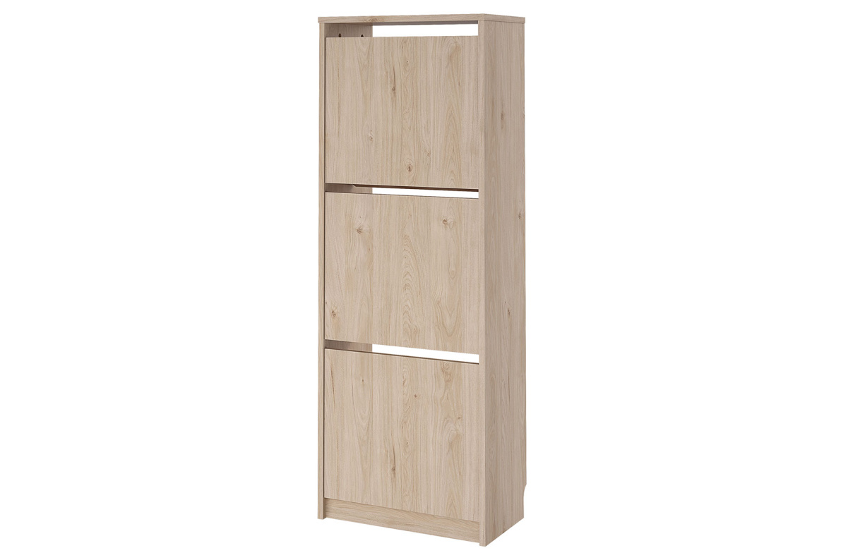 Обувница с 3-мя откидными фасадами РеанДуб гикори джексон, фото 2