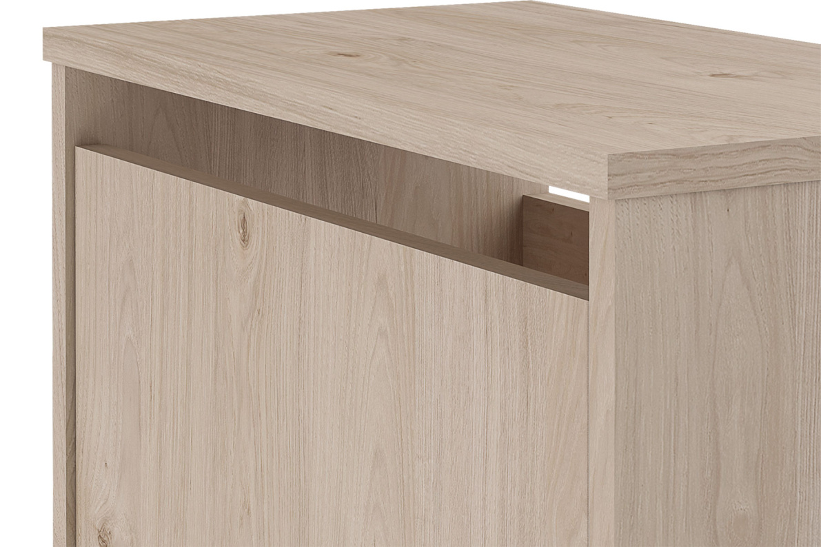 Обувница с 3-мя откидными фасадами РеанДуб гикори джексон, фото 5