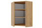 Шкаф навесной угловой Ревилья Дуб Крафт золотой Дуб крафт золотой, фото 2