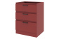 Шкаф напольный с ящиками ш60 Ревилья Красно коричневый Красно-коричневый