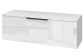 Тумба с ящиком (89,4х31,4х39,8)  см Слайд Белый глянец