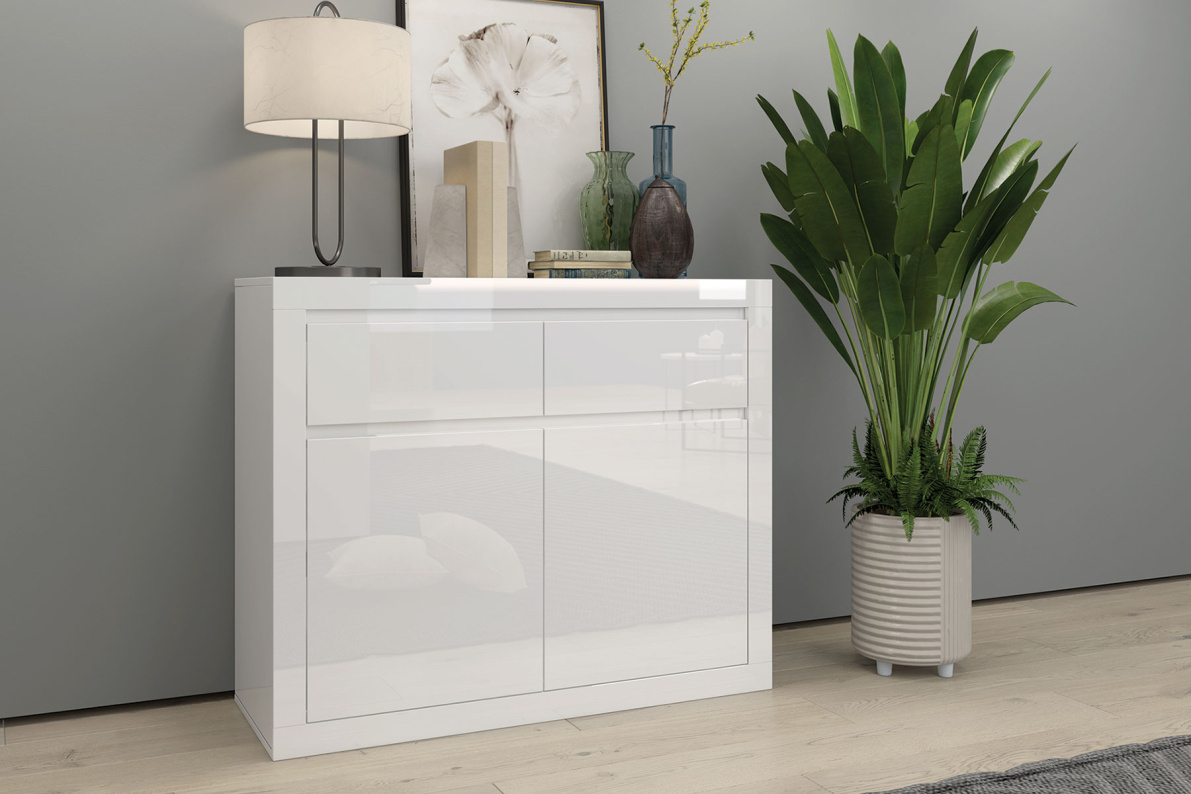 Комод с 2-мя ящиками, 107х90х40 см Спайс