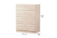 Комод 70х40х94 см с 4-мя ящиками Теви Акация Лэйклэнд светлая, фото 5