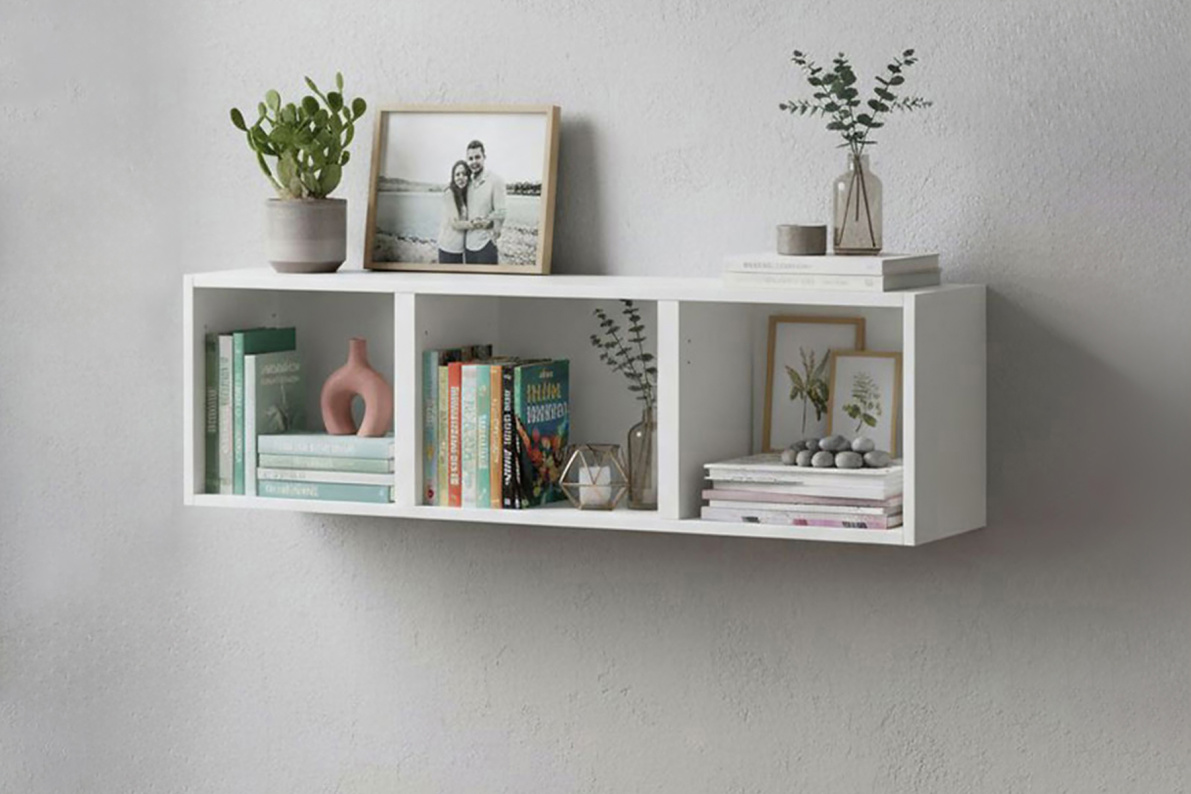 Книжная полка с тремя отделениями Тинтон