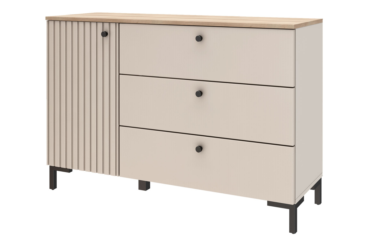 Комод 1200 ТосканаКашемир серый