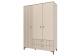 Шкаф х дверный ТосканаКашемир серый