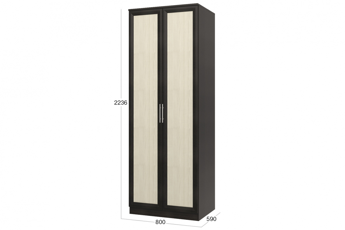 Шкаф 2-х дверный Юлианна СБ-102-01